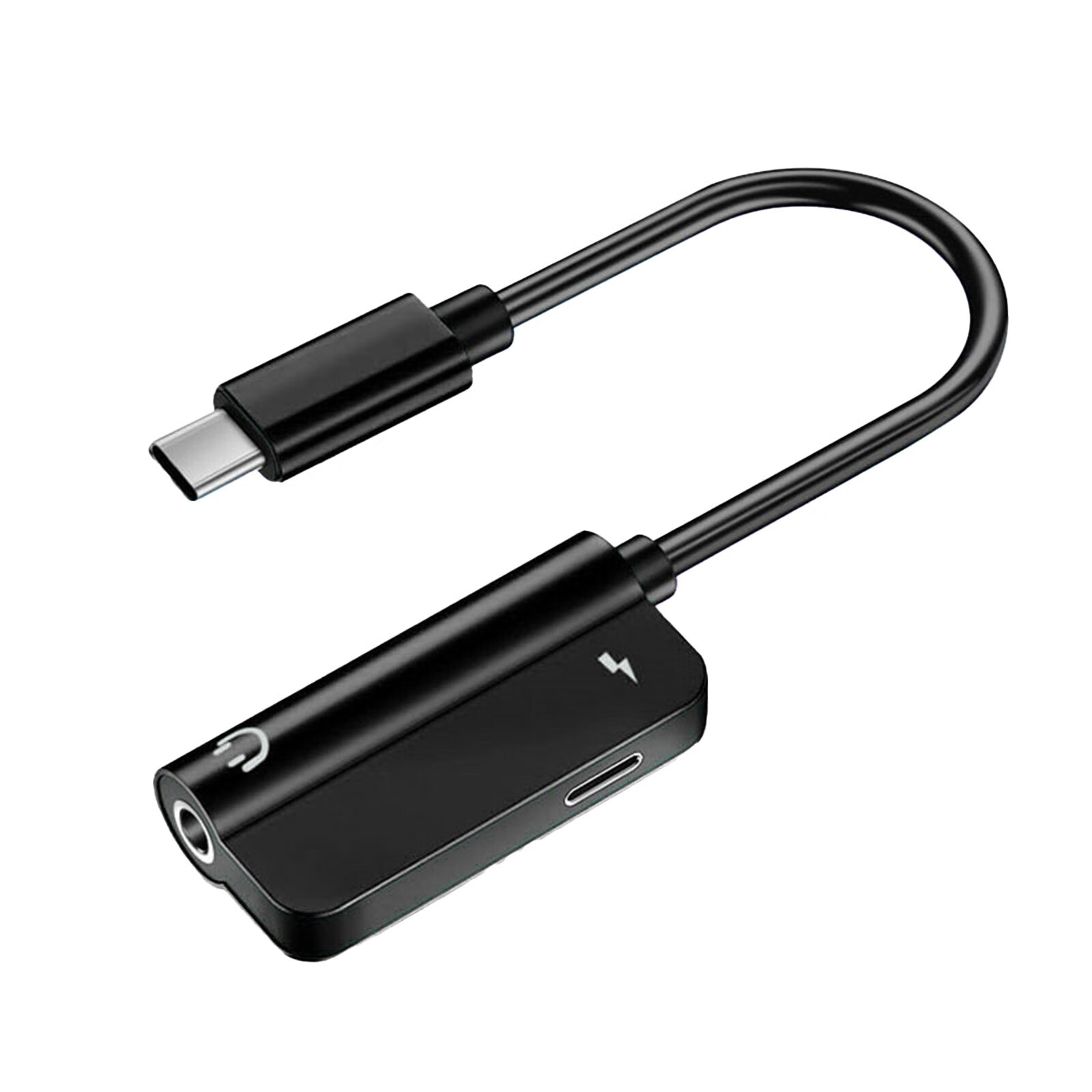 USB C Headphone Jack Adapter 2 In 1 USB Type C To Hi Res 3.5mm