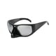 thumbnail image 2 of Gafas de sol para mujer, decoración, diseño retro decorativo, gafas clásicas para Negro y Plata, 2 of 9