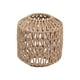 thumbnail image 1 of Pantalla Colgante de Ratán de Cuerda de Estilo Retro, Decoración de La Casa Del Restaurante Del Hotel, Accesorio de Iluminación de Diseño Elegante, Re , 20,5x19x8,5 CM 205x19x85 CM Macarena Pantalla tejida, 1 of 6