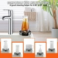 thumbnail image 3 of VEVOR Glass Rinser 10-Jet 360° Rotating for Sink in Stainless Steel & ABS with Multiple Bases for Baby Bottle to Wine Glass Grey, 3 of 5