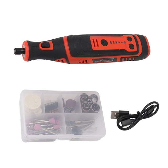 Cordless Rotary Tool High Speed Battery Powered Mini Rotary Tool Kit for Polishing Grinding Sanding Cutting 7.2V
