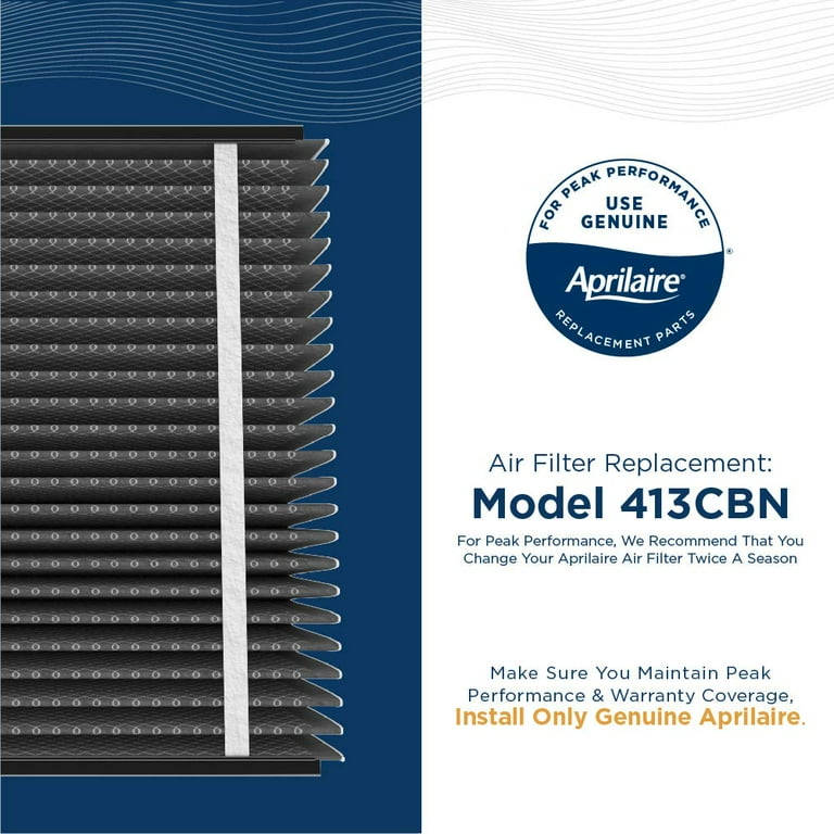 Aprilaire 413CA1 413CBN Replacement Air Filter for Whole Home