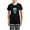 With Checker Pant, variant on - Blue Zombie Sugar Skull Puppy Pajamas - Women's Short Sleeve Print T-Shirt and Pants Dark Cotton Pajama Set