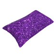 thumbnail image 3 of Kll Purple Glitter Pillow Covers Envelope Closure,Super Soft And Cozy Fuzzy Fleece Pillow Case Cover 14"X20", 3 of 9