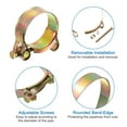 thumbnail image 3 of Unique Bargains 4Pack T-Bolt Hose Clamps, 48-51mm/1.89'-2.01' ID Range, Iron Radiator Hose Clamp Intake Clamp, 3 of 4