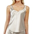thumbnail image 1 of Women's Shadowline 22091 Satin Essentials Wide Strap 23 Inch Camisole (Taupe L), 1 of 3