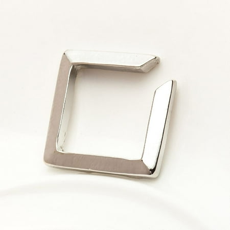 

2pcs Women Punk Star Square Ear Cuff Clip On Non Ear Clip