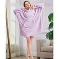 thumbnail image 4 of Oversized Blanket Hoodie Sweatshirt, Wearable Lounging Pullover for Adults Women Men Light One size, 4 of 8