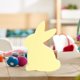 thumbnail image 5 of Decoraciones de conejito de Pascua, decoración de mesa de conejito, decoración del hogar, estatua, figura para manualidades Amarillo claro, 5 of 9