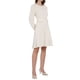 thumbnail image 4 of INSPIRE CHIC Vestido de Tweed A-Line para Mujeres de Manga Larga Vintage Vestidos de Trabajo con Falda L Beige, 4 of 4