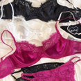 thumbnail image 2 of Conjunto de ropa interior Sexy para mujer, sujetador ultrafino de encaje francés, Bralette transpirable, sujetadores cómodos de seda, lencería de Tanga, 2 of 5