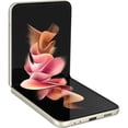 thumbnail image 2 of Samsung Galaxy Z Flip3 5G F711U 128GB GSM/CDMA Unlocked Android Smartphone (US Version) - Cream, 2 of 5
