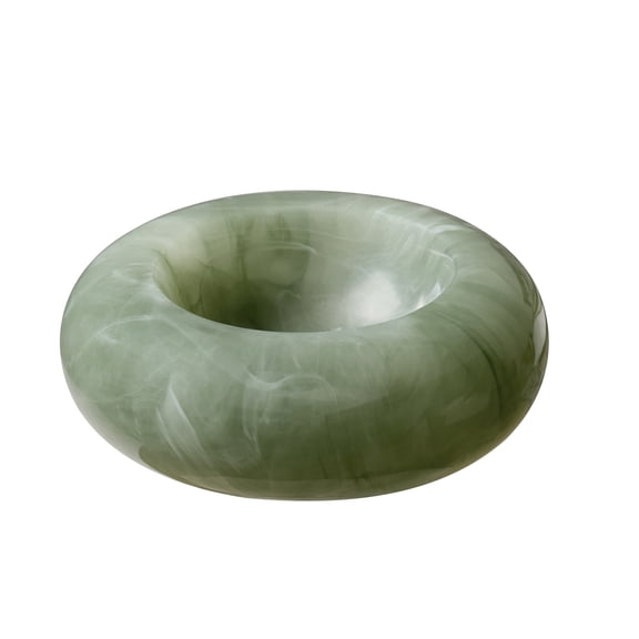 Home Decor Collection 4.5" Green Bubble Resin Trinket Tray