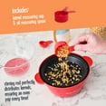 thumbnail image 4 of Nostalgia 2 qt Countertop Popcorn Machine, Stainless Steel Stirring Popcorn Popper with Vented Lid, Red, 4 of 9