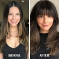thumbnail image 4 of 2 Ensembles de Perruque mini bangs - Naturel Noir + Brun Noir, 4 of 7
