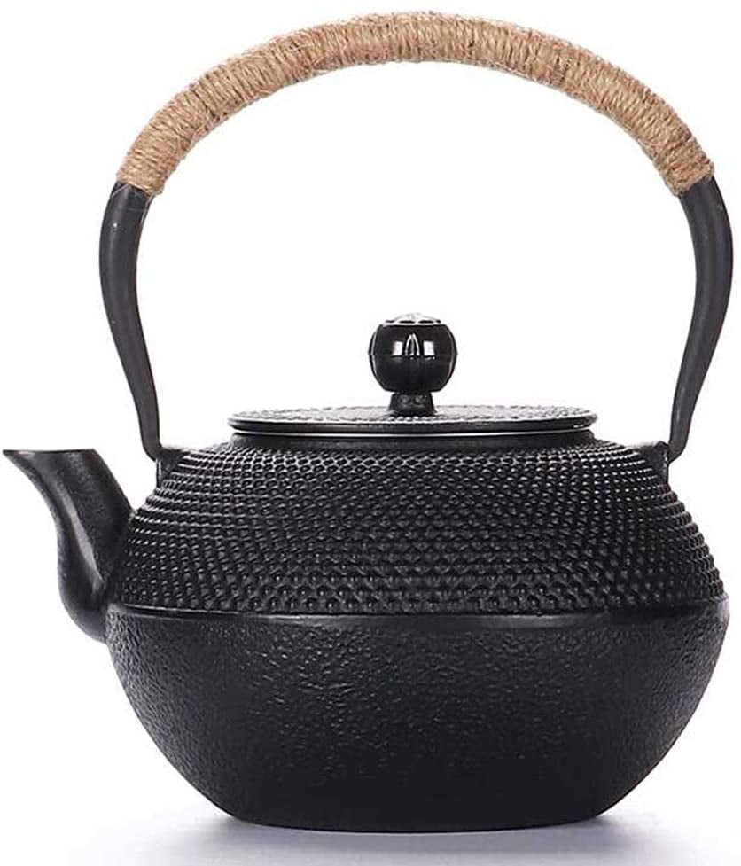 Japanese Style Cast Iron Kettle Teapot Comes Strainer Tea Pot 1200ML UK 