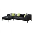 thumbnail image 4 of AE-LD818 2-piece Black Faux Leather Sectional - Right Sitting, 4 of 4