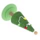 thumbnail image 4 of Rascador para gatos con forma de árbol de Navidad: Rascador navideño para gatos con sisal natural - Rascador vertical de 53 cm de alto - Juguete para rascar con forma de árbol de Navidad, 4 of 8