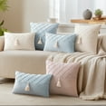 thumbnail image 6 of Unique Bargains Diamond Pattern Decorative Pillow Covers Set of 2 Pink 18" x 18", 6 of 7