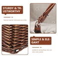 thumbnail image 2 of 3pcs  Wicker Woven Hand Basket Outdoor Handle Fruits Basket Picnic Woven Vegetable Basket, 2 of 8