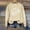 Beige, variant on QUNYINEY Crew Neck Sweatshirt Women Rugby Love Heart Long Sleeve Tops Fall Loose Fit Pullover Casual Womens Clothes Trendy 2025