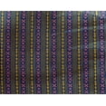 thumbnail image 4 of oneOone Georgette Viscose Fabric Geometric Sign|Triangle & Stripe Block Print Fabric By The Yard 42 Inch Wide, 4 of 4