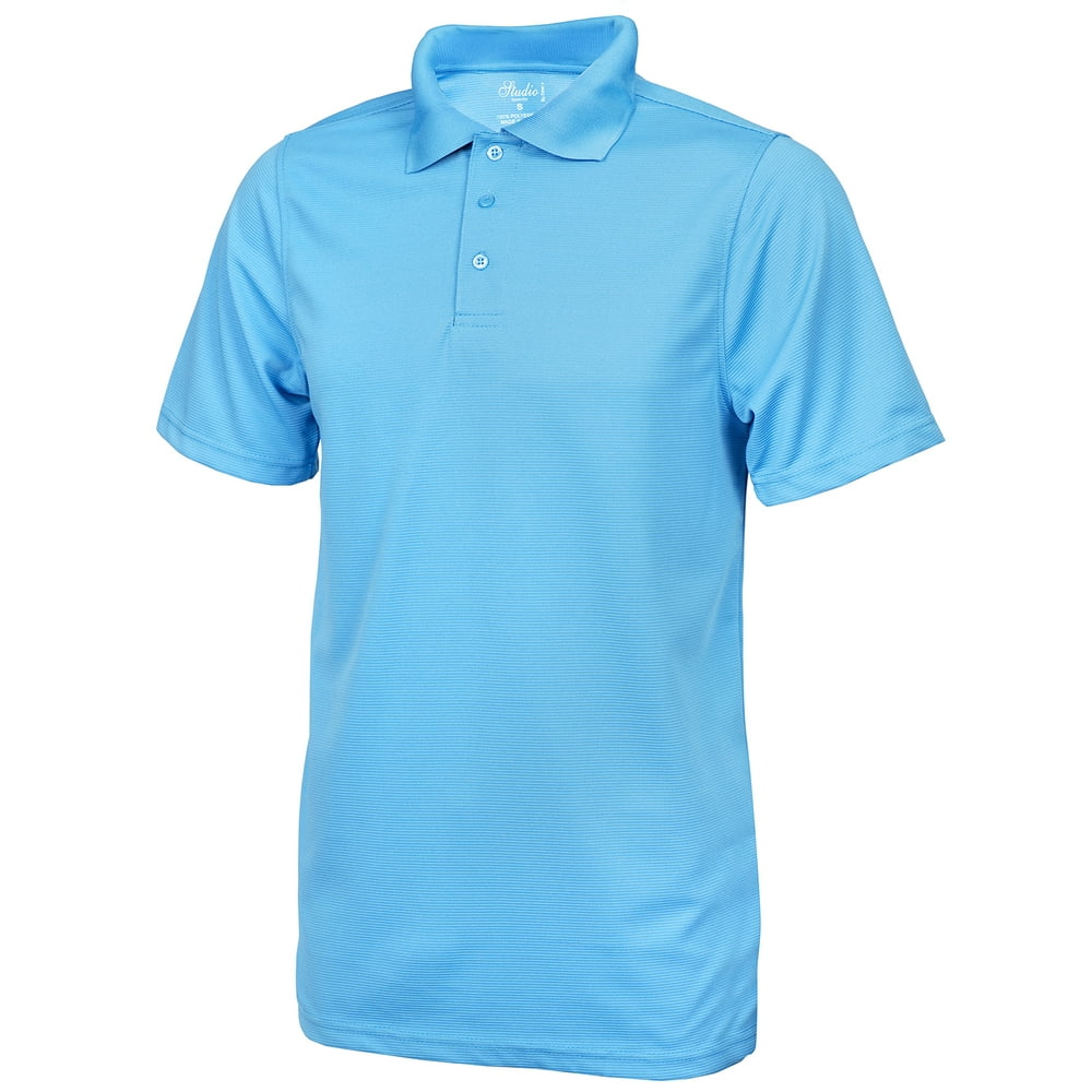 Men's Polo Shirt Dri-Fit Quick-Dry Golf Sports Tee Jersey Plain T Shirt ...