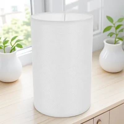 MIPCASE Cylinder Lamp Shade Lamp Shade Cloth White Light Diffusion Living Room 1Set