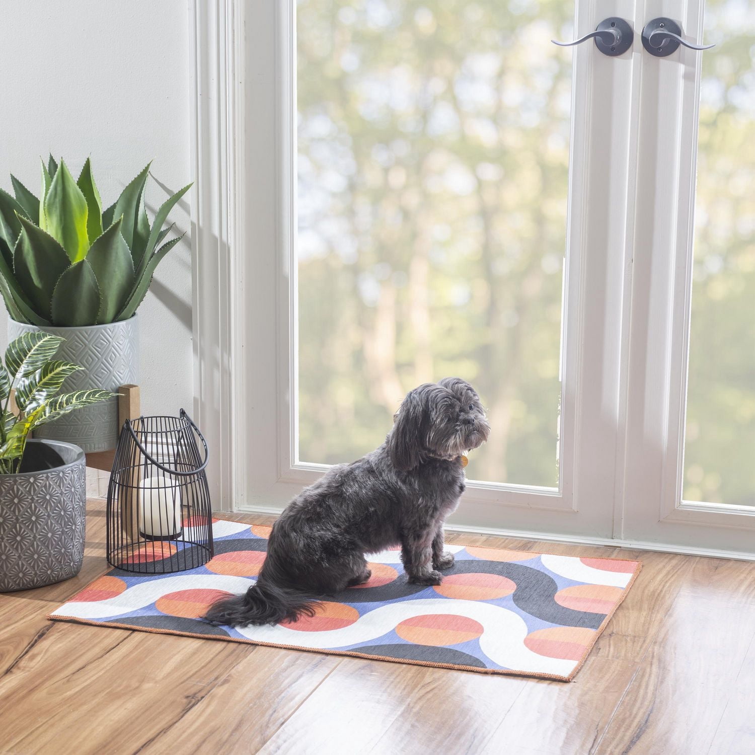 Outdoor Washable Jupiter Orange & Pink 2' x 3' Accent Rug