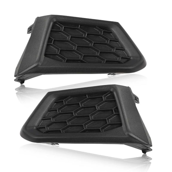 Fog Light Cover Set Left Driver And Right Passenger Side Black Fit for Nissan Altima S SR 2019-2021 622566CA0A, NI1039163, 622576CA0A, NI1038163
