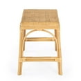 thumbnail image 5 of Home Square 24.5"H Transitional Natural Rattan Counter Stool - Set of 2, 5 of 9