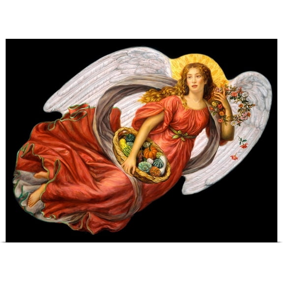 Great BIG Canvas | Rolled Edgar Jerins Poster Print entitled Angel VI