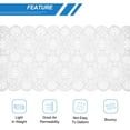 thumbnail image 4 of Lace Ribbon 5 Yards 7 Inch Lace Flower Trim for Craft Headbands Wedding White, 4 of 5