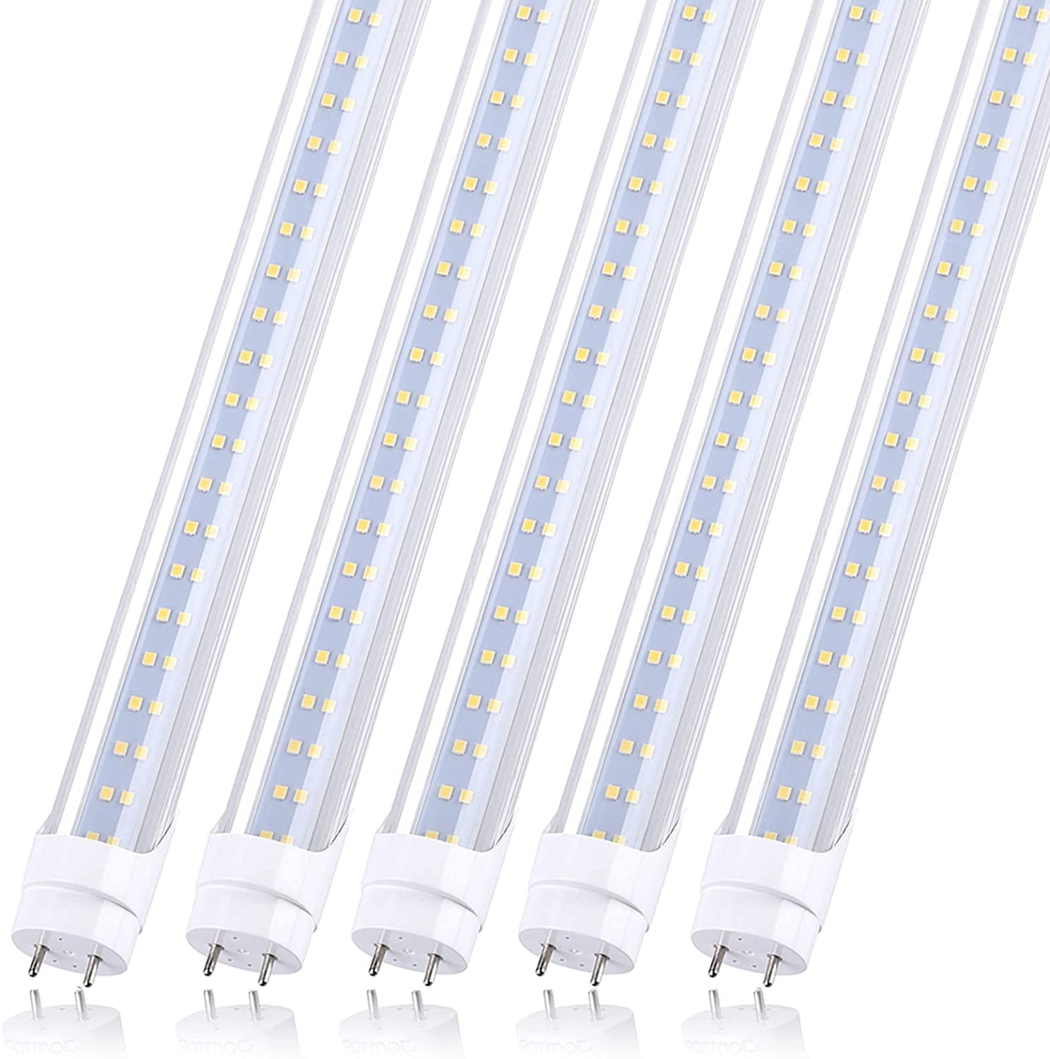 T8 4FT LED Light Tube BiPin 28W 5000K Remove Ballast DualEnd Power