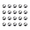thumbnail image 1 of Unique Bargains Boules de Roulement en Acier au Carbone 11mm Poli de Précision Lot de 100, 1 of 5