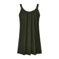 thumbnail image 5 of EHQJNJ Female Plus Size Maxi Dress Women Beach Dress Solid Color Sleeveless Backless Camisole Beach Mini Sundress Boho Dresses for Women 2024 Velvet Dress for Women, 5 of 5