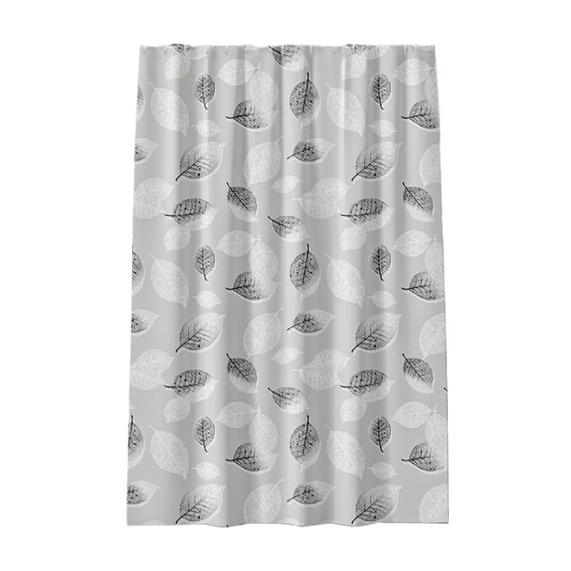 SDNall Doublure de Rideau de Douche, Crochets de Rideau de Douche, Rideau de Douche pour Salle de Bain, Conception Imprimée Imperméable, Aucun Crochet Requis, Installation Facile, Rideaux de Douche pour Salle de Bain