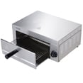 thumbnail image 1 of VEVOR Electric Countertop Pizza Oven 12-inch, 1500W Commercial Pizza Oven with 0-60 Minutes Timer, Stainless Steel Pizza Maker with Removable Crumb Tray for Commercial and Home Use, ETL Certified, 1 of 9