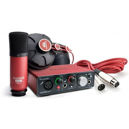 Focusrite Scarlett Solo Studio Pack Mk2 - Interface - Headphones - Mic |  Walmart Canada