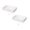 Clear A 2 Packs, variant on 2 PCS Plastic Storage With Latching Lids Clear File Portable Storage Containers For Organizing A4 Paper Document Scrapbook, 31.3 cm×21.4 cm×7 cm, Multicolor