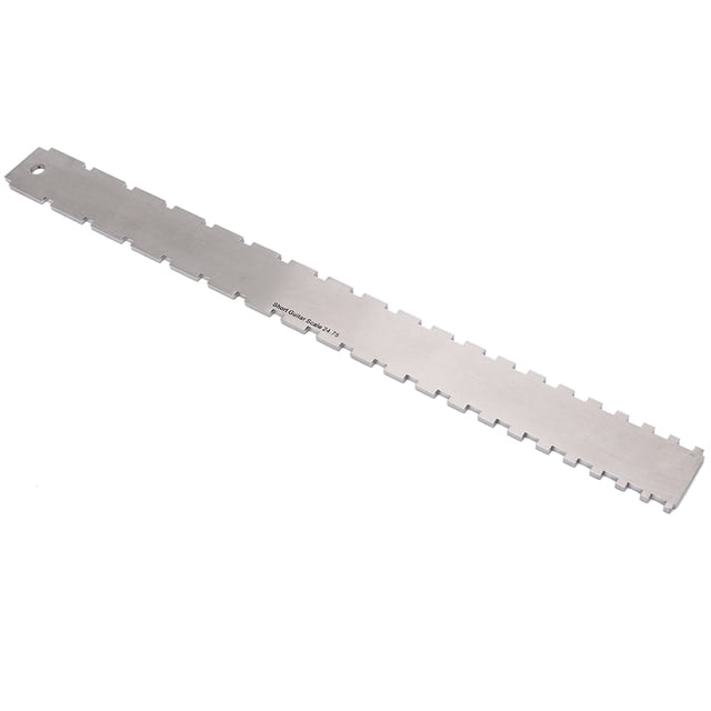 Guitar Neck Notched Straight Edge Luthiers Tool, Practical Notched Fret Board Straight Edge Luthiers Tool for Guitars Neck Leveling, for Most of Guitar Fretboard and Frets