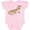 AD-Pink, variant on Cute Bearded Dragon Boys or Girls Baby Bodysuit