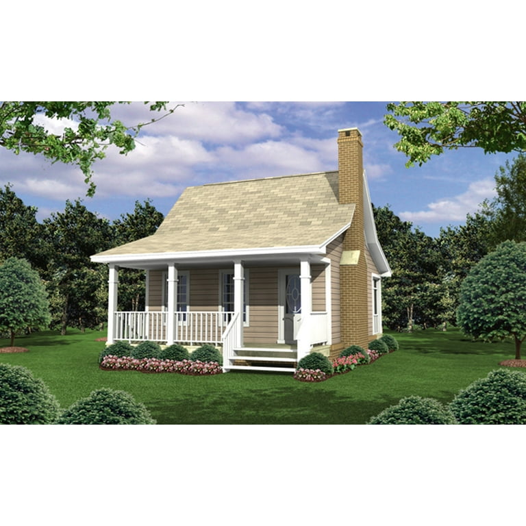 House Plan Gallery - Hpg-400 - 400 Sq Ft - 1 Bedroom - 1 Bath Small House  Plans - Single Story Printed Blueprints - Simple To Build (5 Printed Sets)  - Walmart.Com