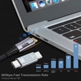 thumbnail image 7 of JSER 40Gbps USB4 Type C Male to Male Straight Connector 100W Power Data 8K Video Adapter for Laptop Phone, 7 of 7