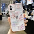 thumbnail image 1 of Cartoon Clear Glitter Butterfly Soft Shockproof Phone Case For iPhone 15 14 12 13 11 Pro Max XS Max XR X 7 8 Plus SE Cute Shell Pink For 11 Pro Max, 1 of 5