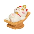 thumbnail image 2 of Lucky Cat Statue Desktop Ornament Regalo de cumpleaños Decoración de dibujos animados coleccionables Estilo a, 2 of 8