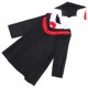 thumbnail image 5 of FELTECHELECTR Conjunto de toga de graduación infantil con estola y borlas para cosplay y fotografía (rojo, 150 cm), 5 of 7