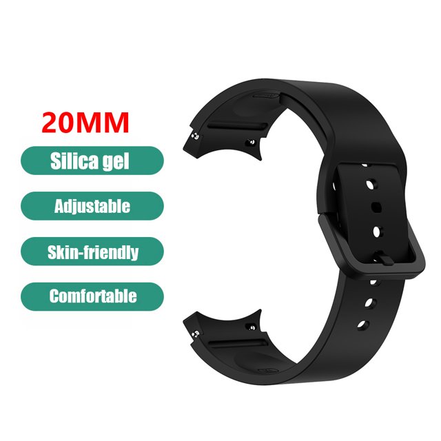 Reloj deportivo de silicona Correa de muñeca Cierre de color para Samsung Galaxy Watch 4 40mm/44mm Hugtrwg Nuevos Originales