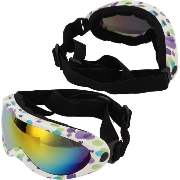 Dog Sunglasses, Dog Goggles Pet Glasses Eye UV Protection Winproof for Dogs Eyes Protection Red Lens