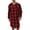 Red, variant on Mens Shirt Plaid Printed With Pockets Blend Flannel Long Sleeve Sleep Nightshirt Relaxed Fit Mens Tops Red L